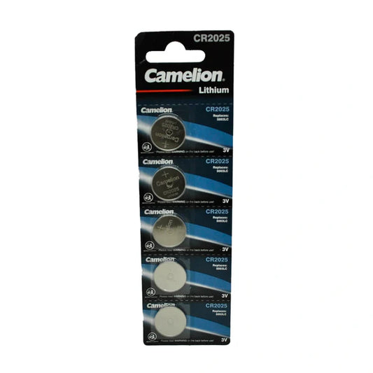 Pack 5 Pilas De Boton De Litio Cr2025
