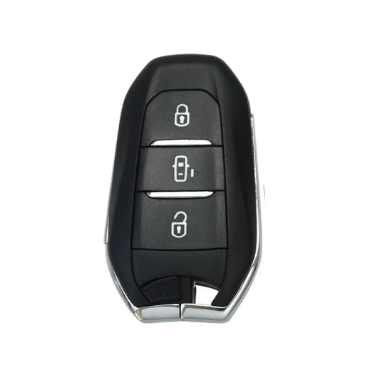 Carcasa De Mando Keyless 3 Botones Peugeot - Perfil Hu83