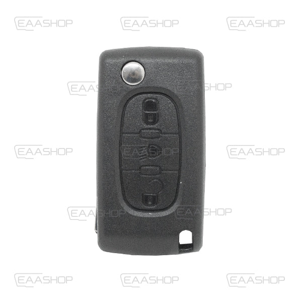 Carcasa De Mando Plegable Citroen 3 Botones - Perfil Va2