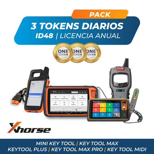 Pack 3 Daily Tokens ID48 - Annual License