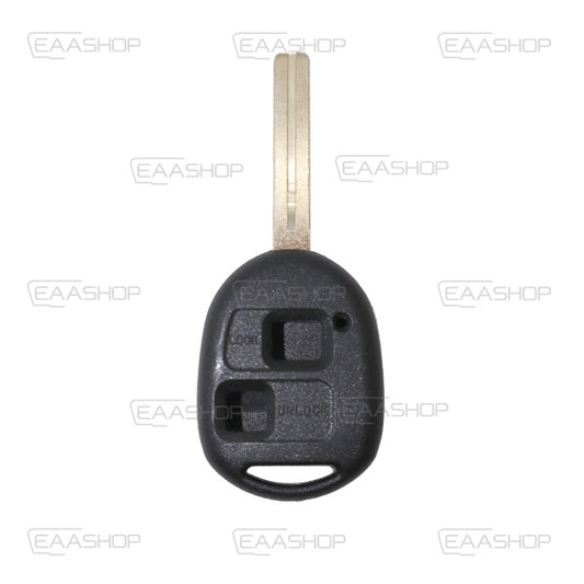 Toyota 2 Button Fixed Remote Control Housing - Toy40 Profile