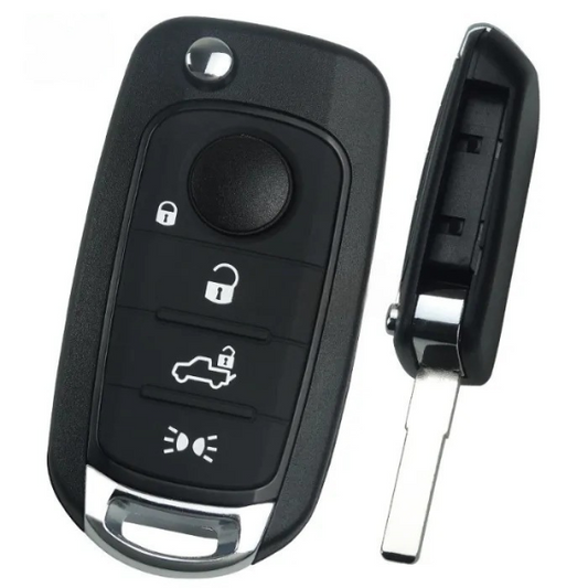 Boîtier de télécommande pliable 4 boutons Fiat - Profil Sip22