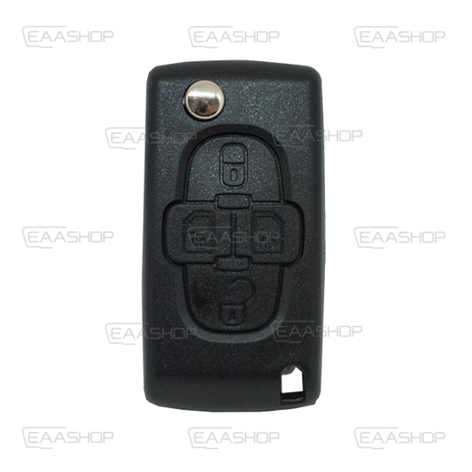 Carcasa De Mando Plegable 4 Botones Peugeot Citroen Fiat - Perfil Va2