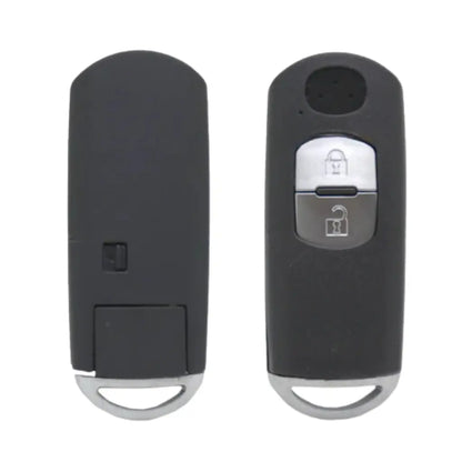 carcasa de mando keyless 2 botones mazda - perfil maz24r