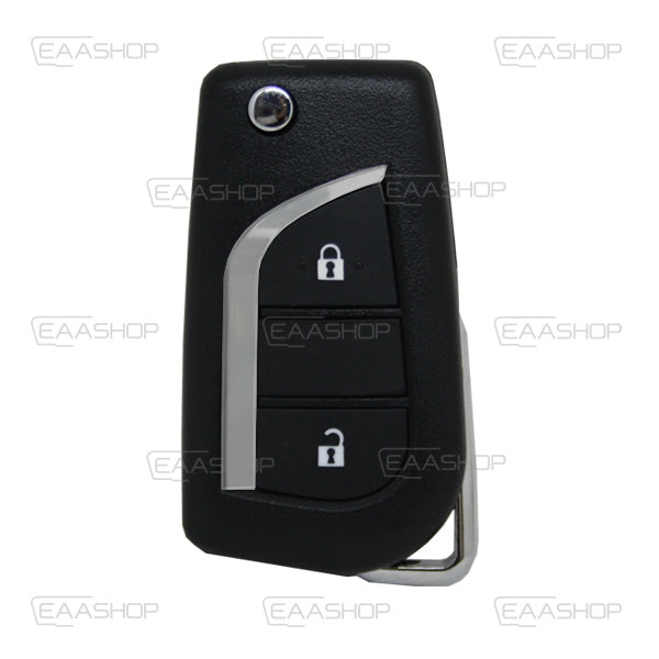Carcasa Plegable Toyota 2 Botones - Perfil Va2