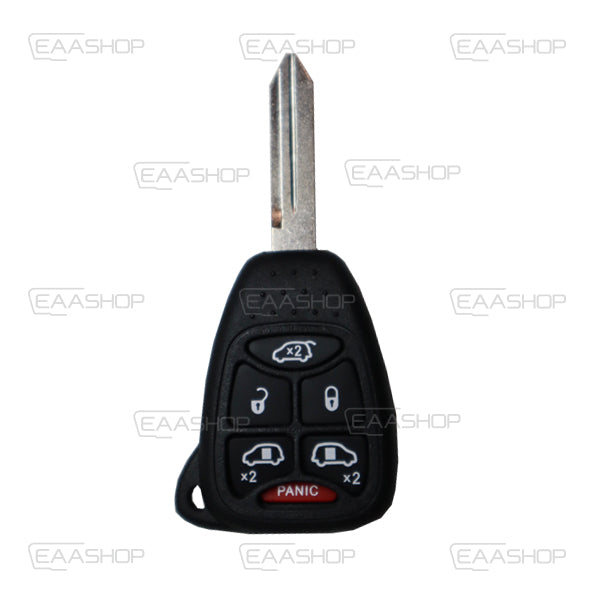 Coque De Télécommande Fixe 6 Boutons Chrysler/Jeep (Lame Cy24)