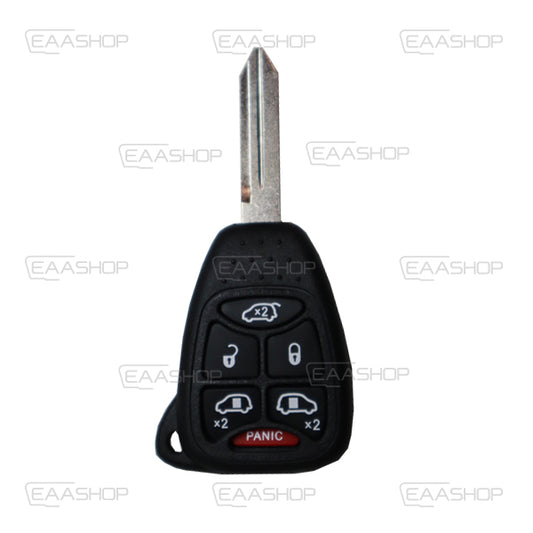Coque De Télécommande Fixe 6 Boutons Chrysler/Jeep (Lame Cy24)