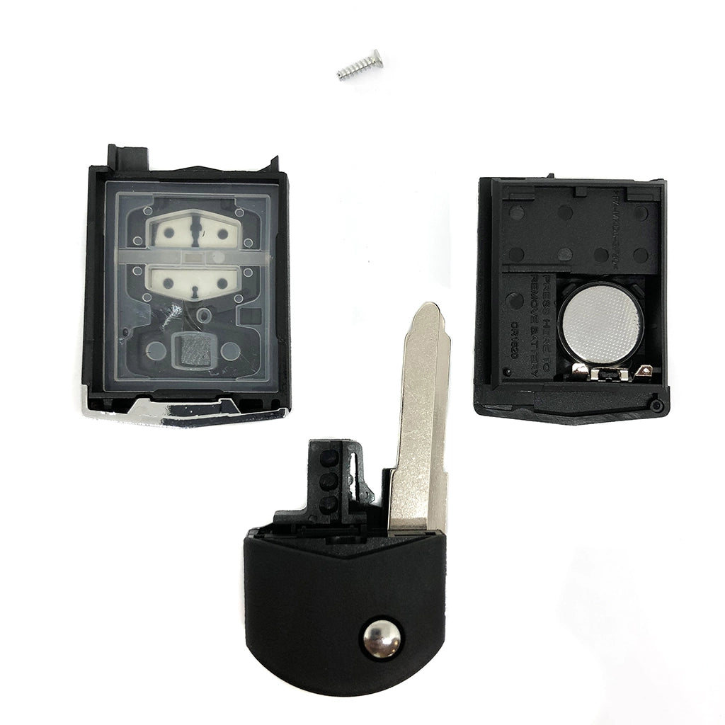 2001-2015 Folding Remote Control Mazda 2 - 3 - 5 - 6 - Cx7 - Mx5 (Mitsubishi) | Original Ref.: Cc33-67-5Ryc