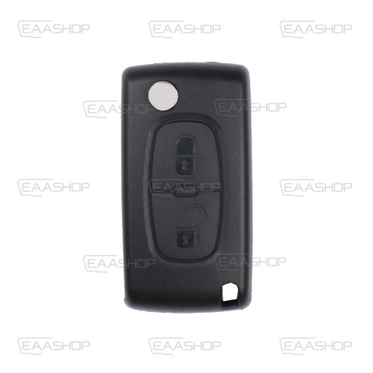 Coque Télécommande Pliable 2 Boutons Psa Lame Va2