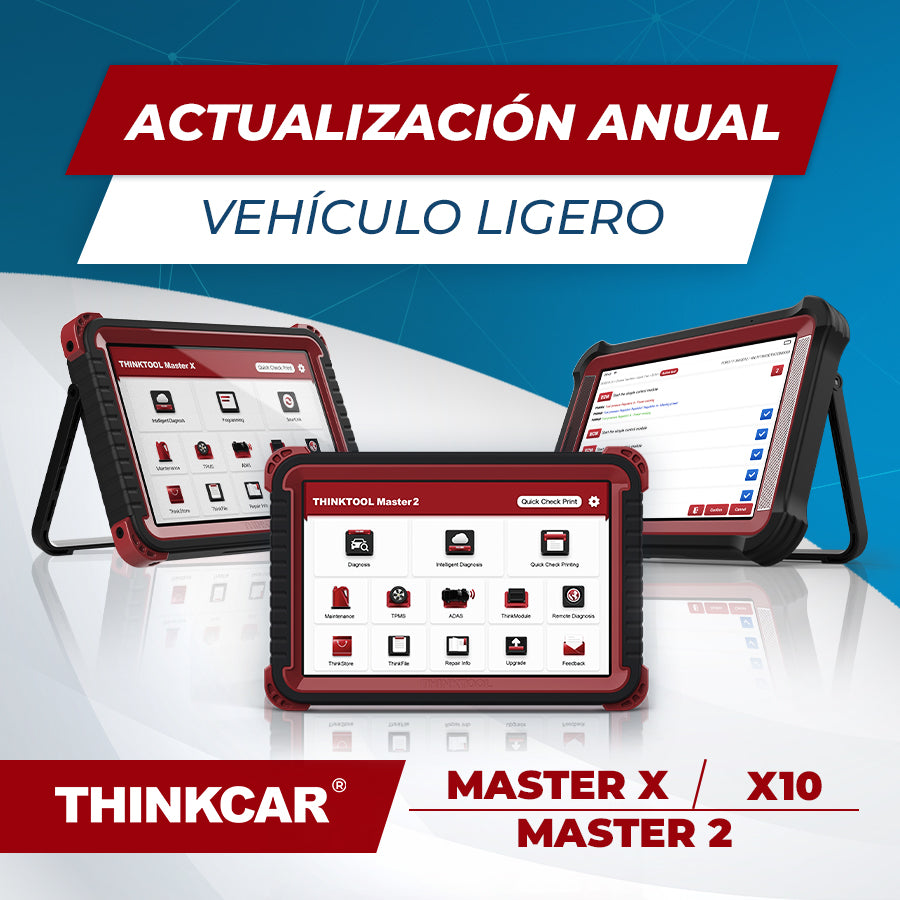 Thinktool Master X / X10 / Master 2 Light Vehicle Annual Update