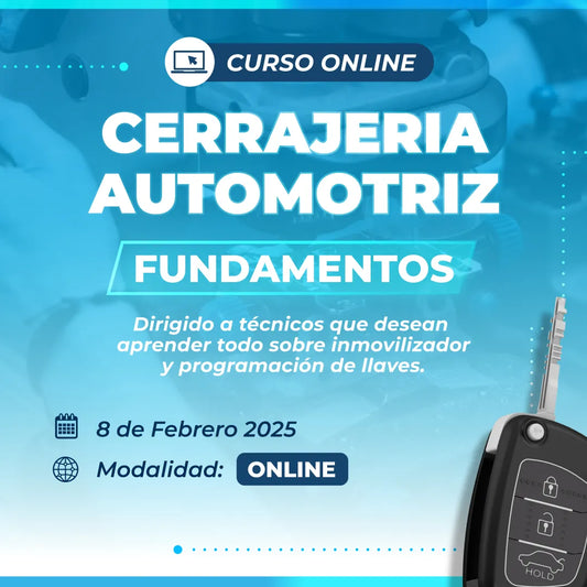 Cerrajería - Curso online cerrajería automotriz (Fundamentos)