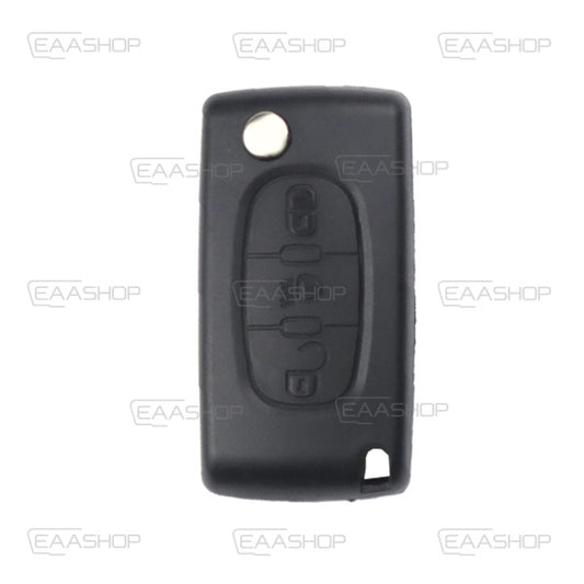 Carcasa De Mando Plegable 3 Botones Citroen Peugeot Opel Psa - Perfil Va2 Luz