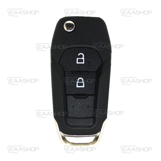 Coque De Télécommande Pliable 2 Boutons Ford (Lame Hu101)