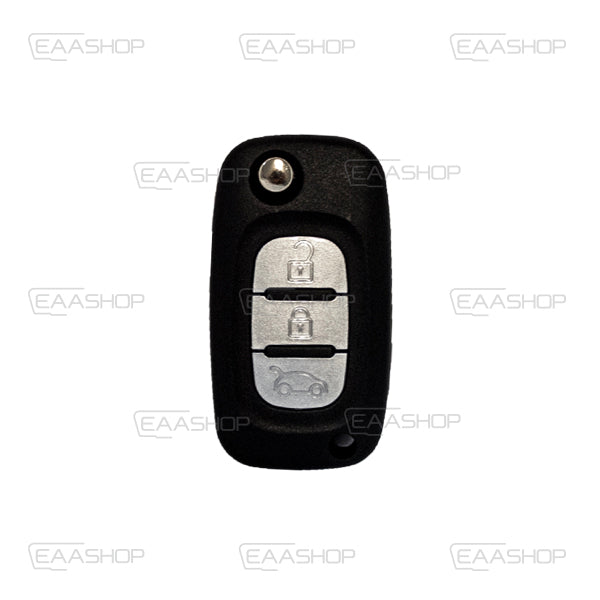 Folding Remote Control Shell 3 Buttons Renault - Va2 Profile
