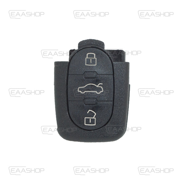 Folding Remote Control Shell Volkswagen 3 Button 