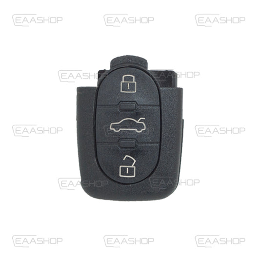Folding Remote Control Shell Volkswagen 3 Button 