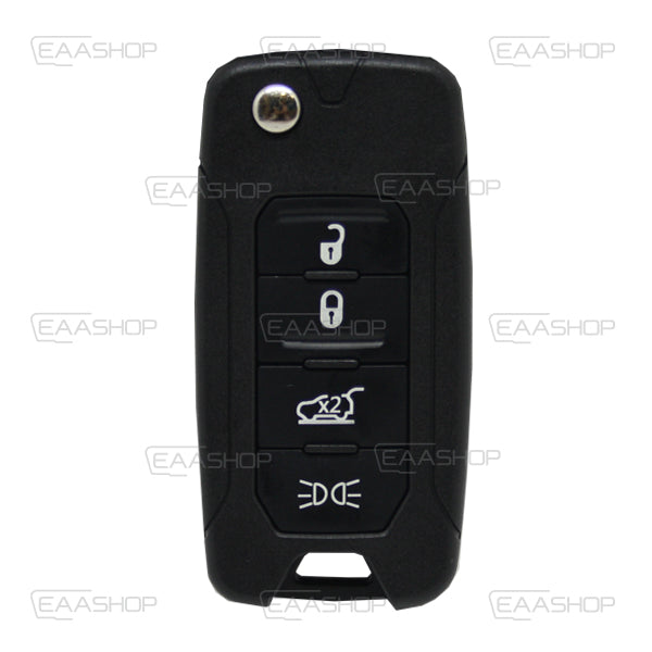 Carcasa De Mando Plegable 4 Botones Chrysler Jeep Fiat - Perfil Sip22
