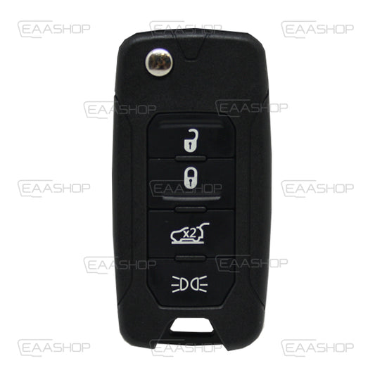 Carcasa De Mando Plegable 4 Botones Chrysler Jeep Fiat - Perfil Sip22