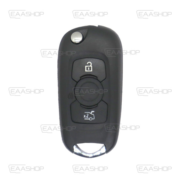 Folding Remote Control Shell Opel 3 Button  - Hu100 Profile