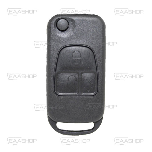 Carcasa De Mando Plegable 3 Botones Mercedes Benz - Perfil Hu64