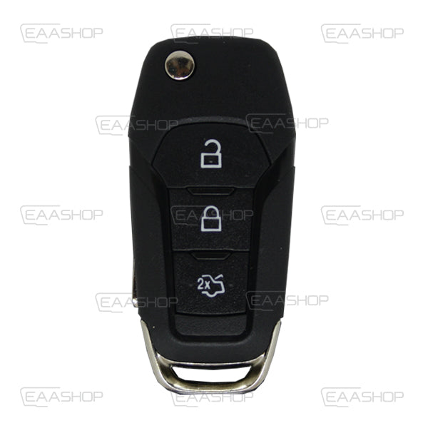 Carcasa De Mando Plegable 3 Botones Ford - Perfil Hu101