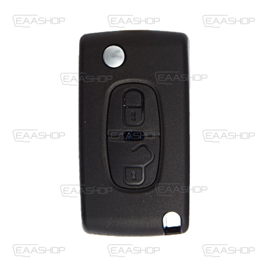 Carcasa De Mando Plegable 2 Botones Citroen / Peugeot - Perfil Mit11R