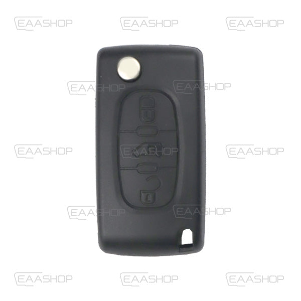 Carcasa De Mando Plegable 3 Botones Citroen / Peugeot / Fiat Psa - Perfil Va2