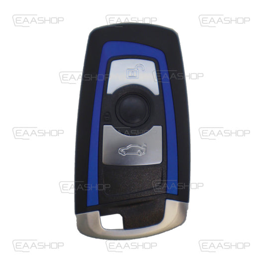 Bmw 3 Button Keyless Remote Control Shell - Hu100R Blue Profile
