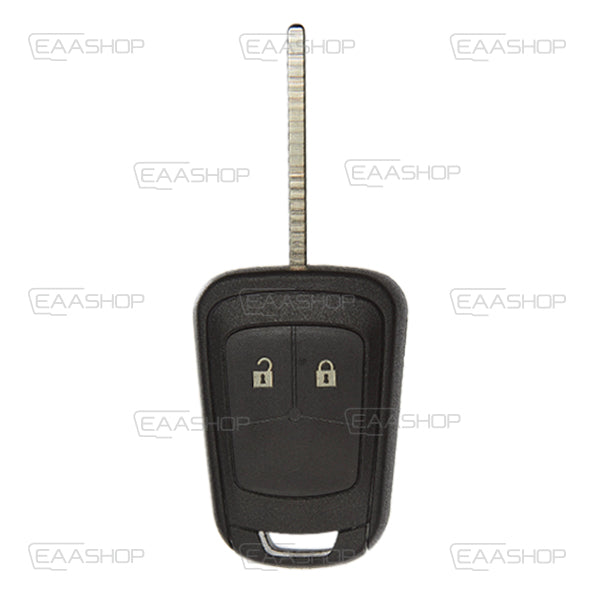 Coque Telecommande Fixe 2 Boutons Opel (Lame Hu100)