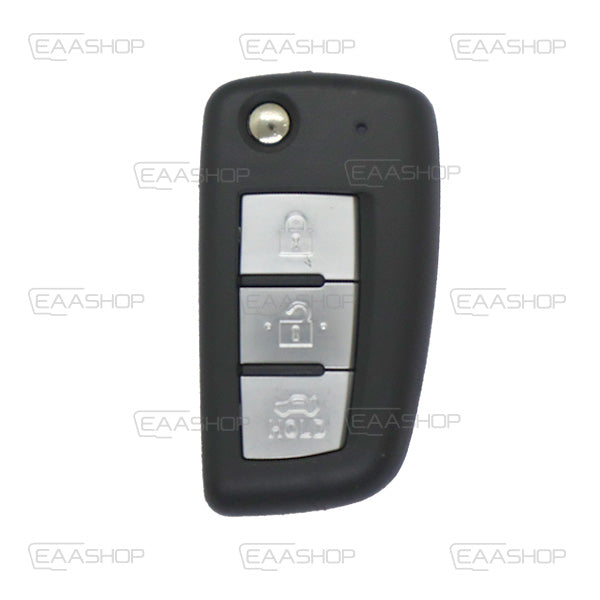 Coque Télécommande Pliable 3 Boutons Nissan (Lame Nsn14)