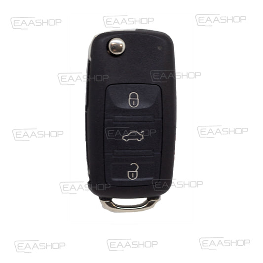 Télécommande pliable pour Audi A8 2002-2010 - Référence d'origine : 4E0837220H