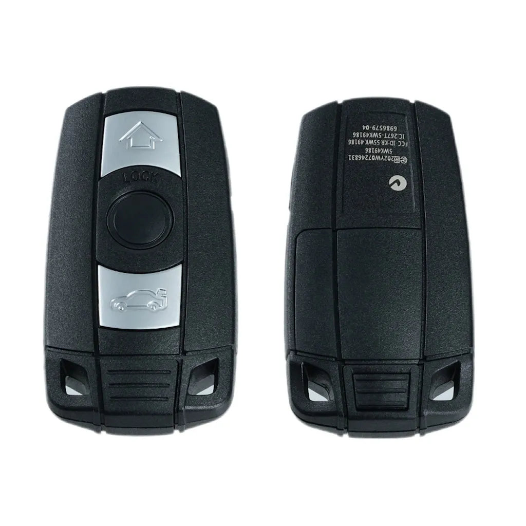 Carcasa De Mando Keyless Bmw 3 Botones - Perfil Hu92R Cas3 / Cas3+