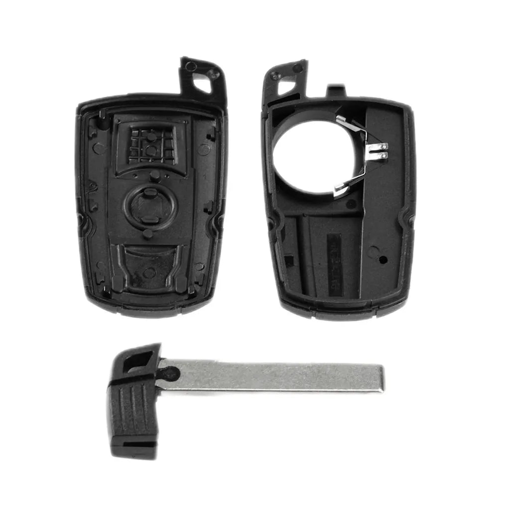Carcasa De Mando Keyless Bmw 3 Botones - Perfil Hu92R Cas3 / Cas3+