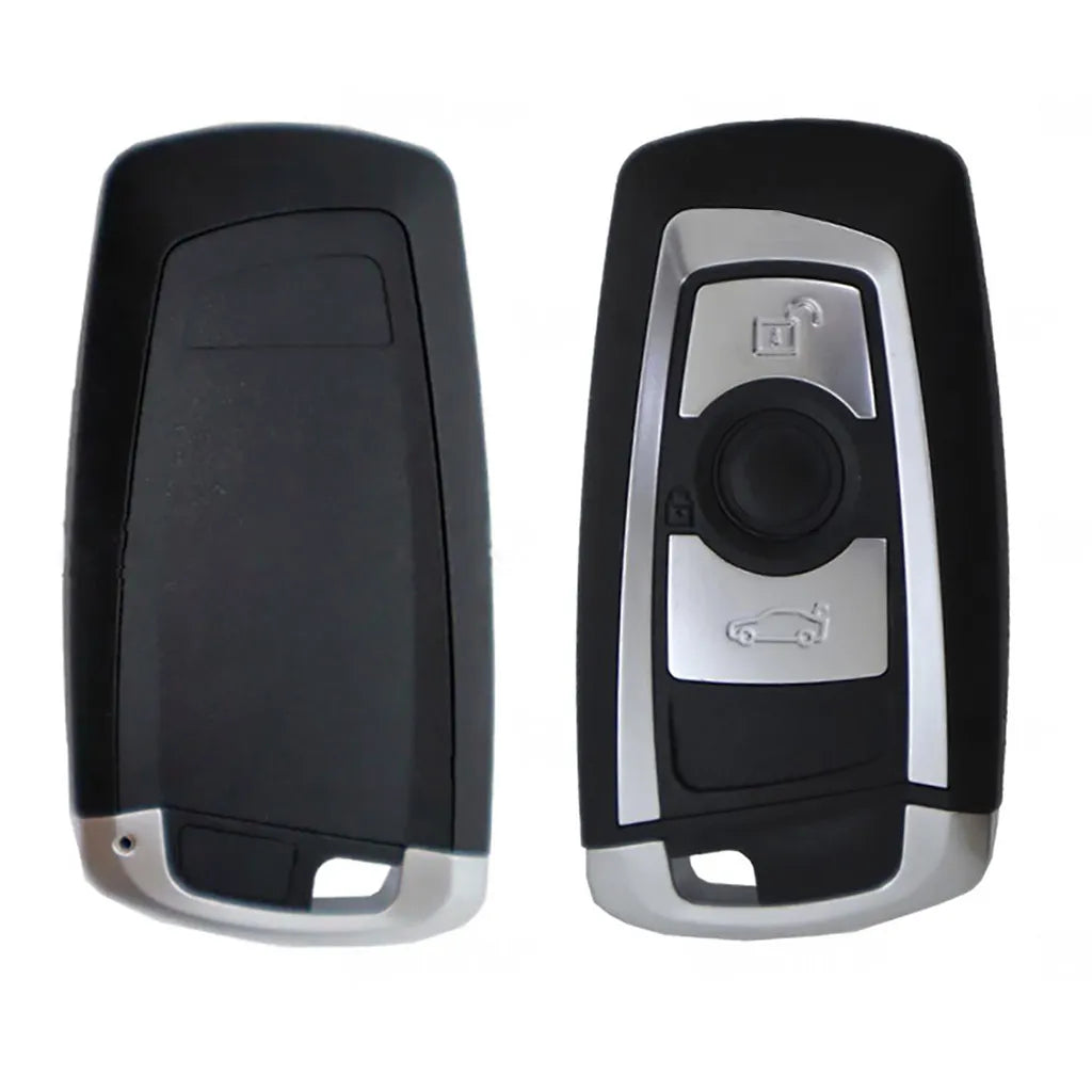 Carcasa De Mando Keyless 3 Botones Bmw - Perfil Hu100R Negro