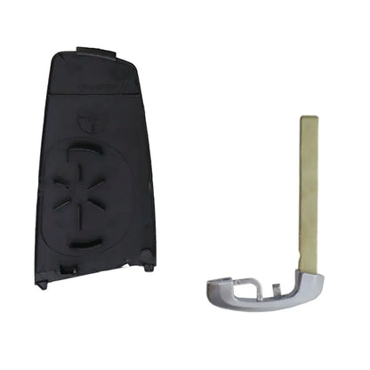 Carcasa De Mando Keyless 3 Botones Bmw - Perfil Hu100R Azul