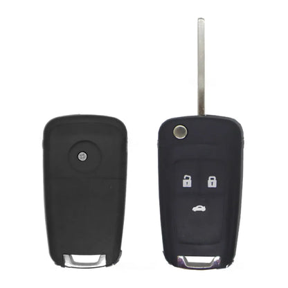 Carcasas De Mando Plegable 3 Botones Chevrolet - Perfil Hu100