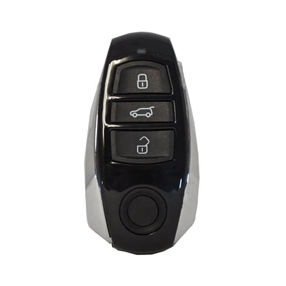 Carcasa De Mando Keyless Volkswagen - Perfil HU162 Cromada