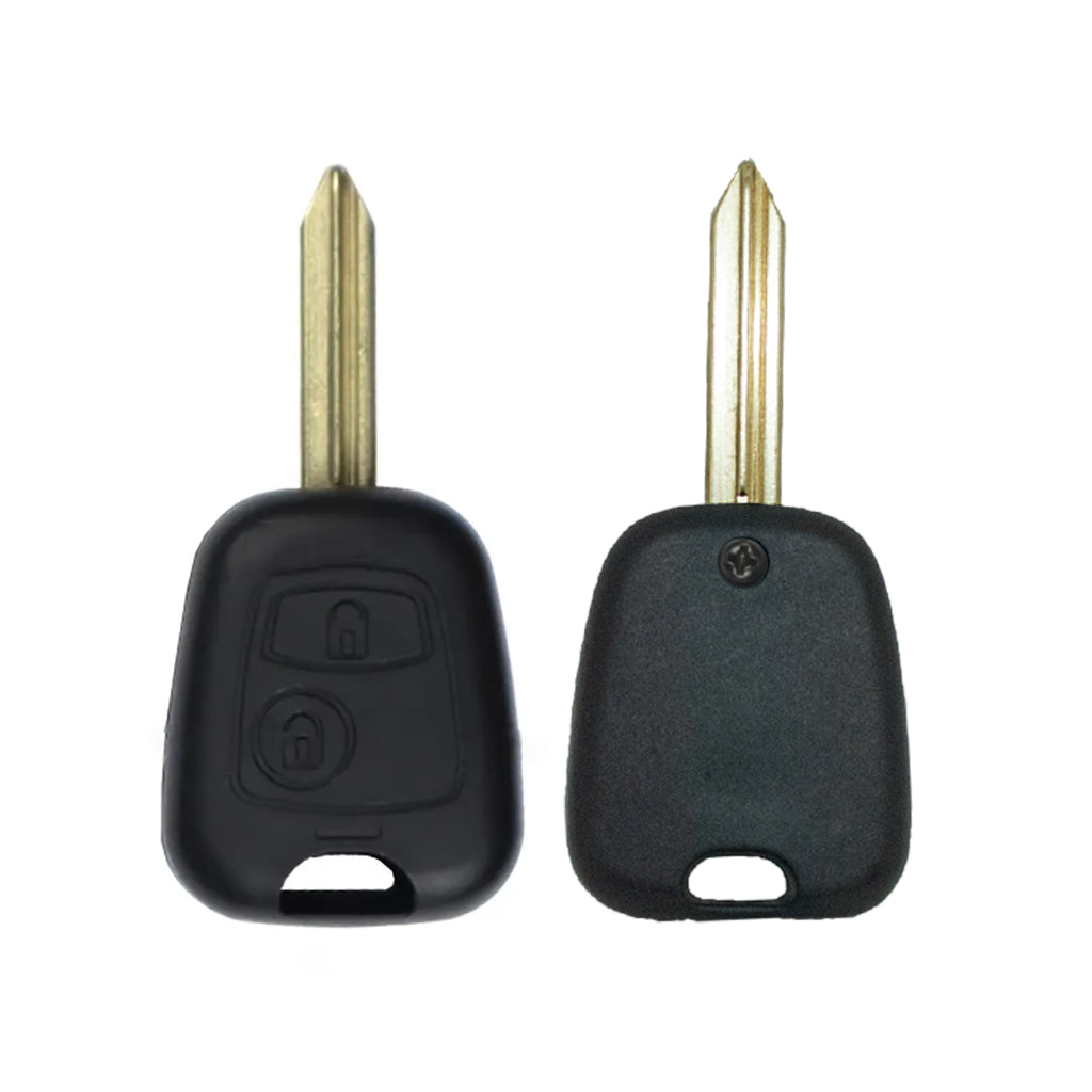 Carcasa De Mando Fijo 2 Botones Citroen Peugeot  Psa - Perfil Sx9
