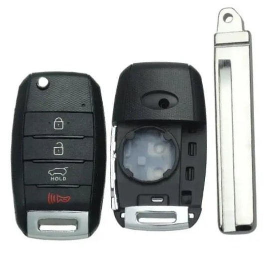 4-Button Folding Remote Control Housing for Kia/Hyundai - Profile Hy20r