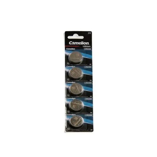 Pack 5 Piles Bouton Au Lithium Cr2450