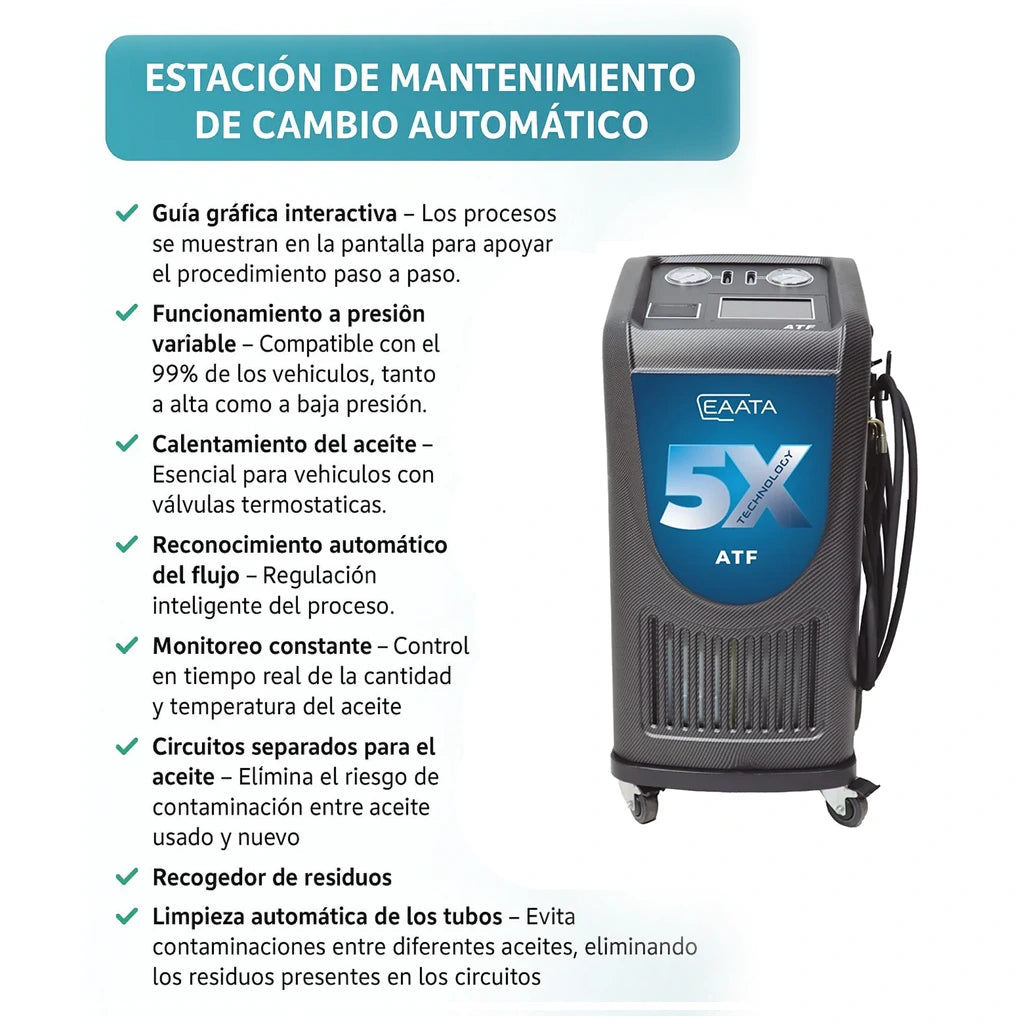 Machine à changer l'huile ATF 5X