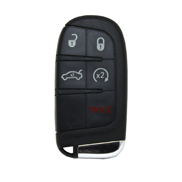 Carcasa De Mando Keyless 4+1 Botones Jeep - Chrysler - Fiat Perfil Sip22