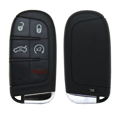 Carcasa De Mando Keyless 4+1 Botones Jeep - Chrysler - Fiat Perfil Sip22