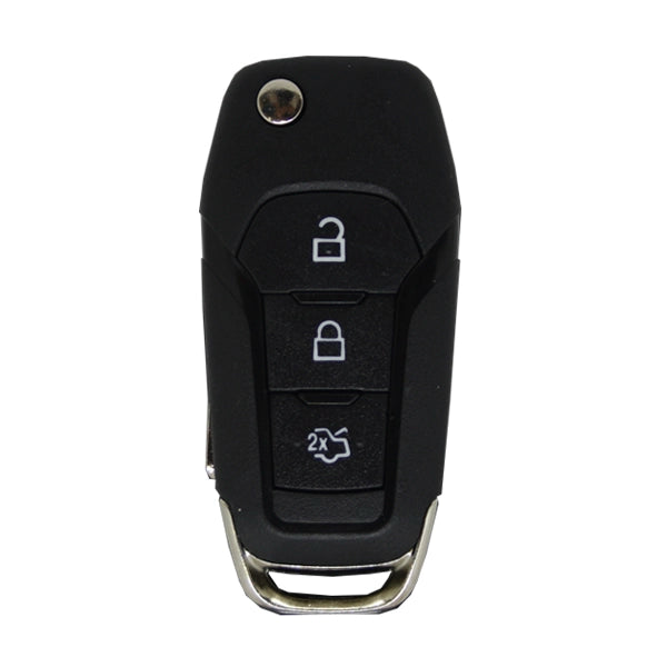 Carcasa De Mando Plegable 3 Botones Ford - Perfil Hu101