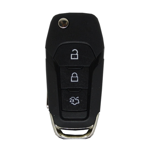 Carcasa De Mando Plegable 3 Botones Ford - Perfil Hu101