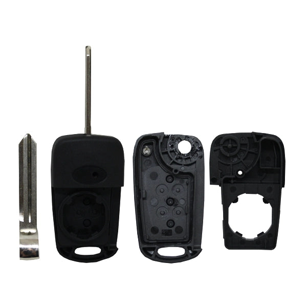 Carcasa De Mando Plegable 3 Botones Hyundai / Kia - Perfil Hyn14