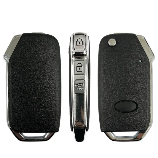Carcasa De Mando Plegable 3 Botones Kia - Perfil Kia9te / Hu134