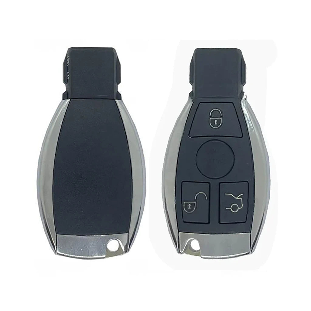 Coque De Télécommande Insérable 3 Boutons Mercedes Benz (Lame Hu64)