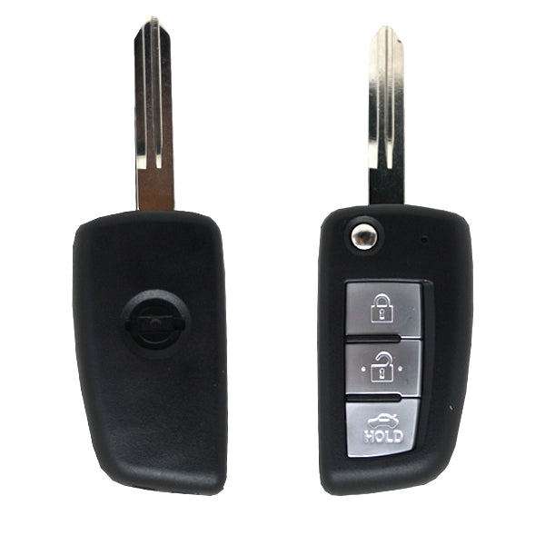 Coque Télécommande Pliable 3 Boutons Nissan (Lame Nsn14)