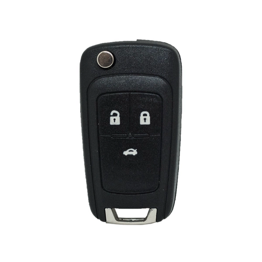 Folding Remote Control Shell Opel 3 Button  - Hu100 Profile